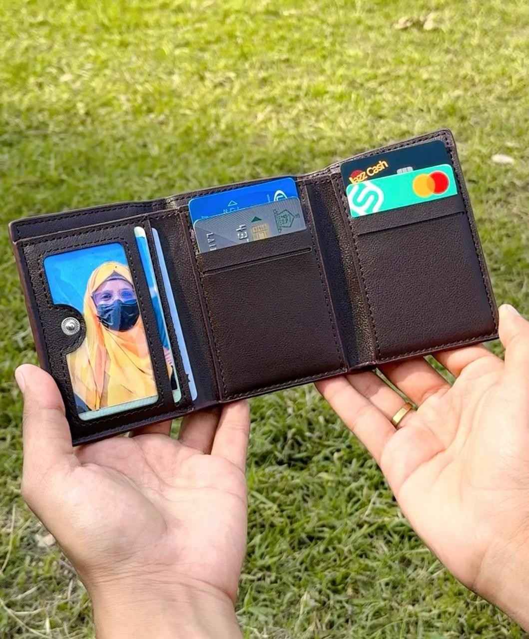 Imported Balebaily Crocodile Leather Wallet