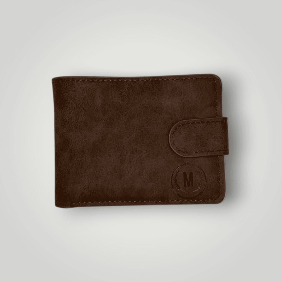 Short Leather Imported Wallet