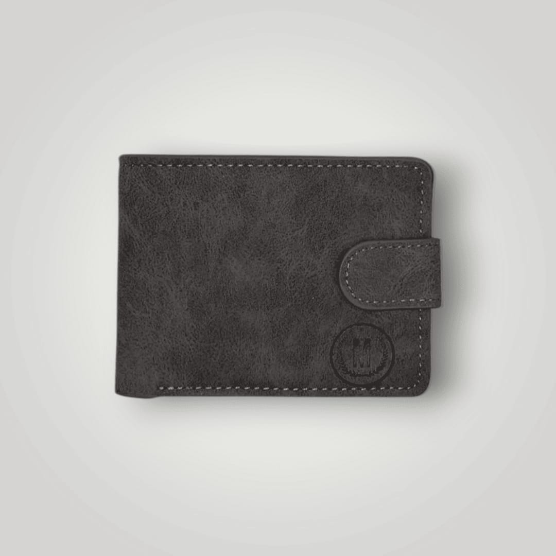 Short Leather Imported Wallet