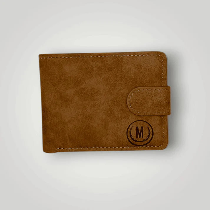 Short Leather Imported Wallet