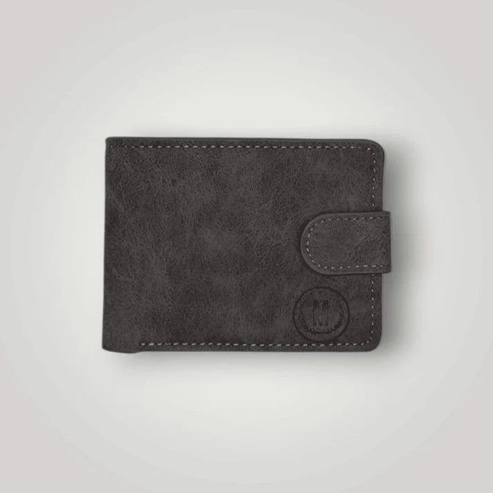 Short Leather Imported Wallet