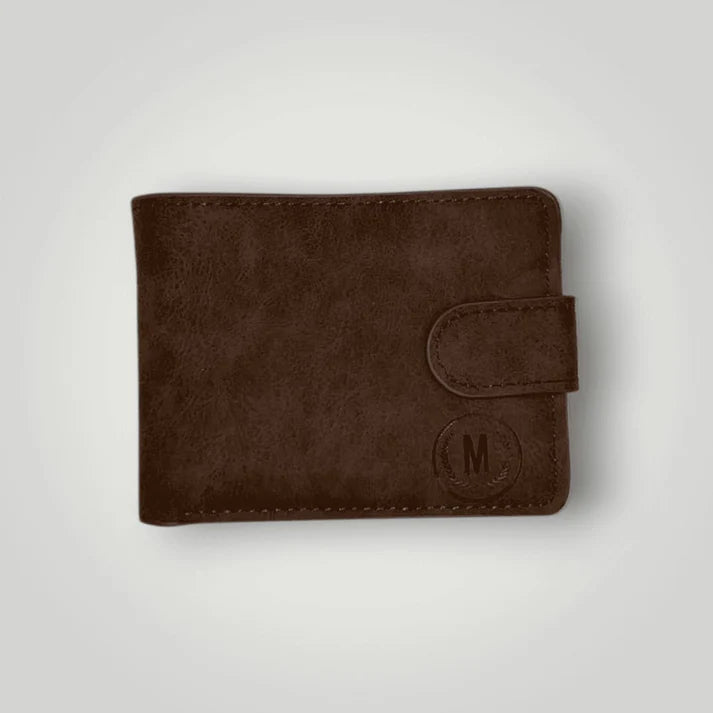 Short Leather Imported Wallet