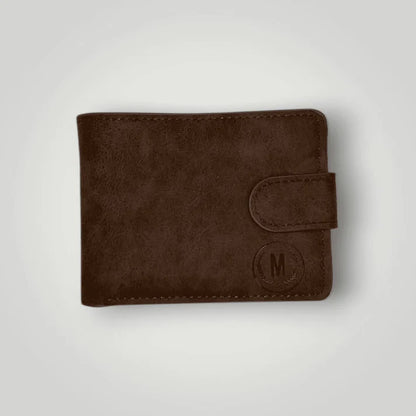 Short Leather Imported Wallet