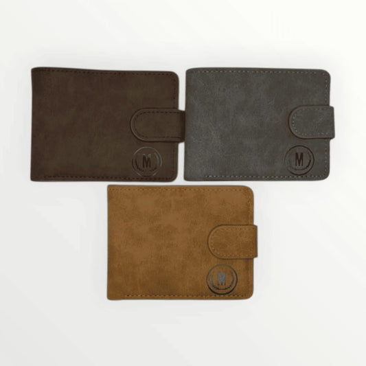 Short Leather Imported Wallet
