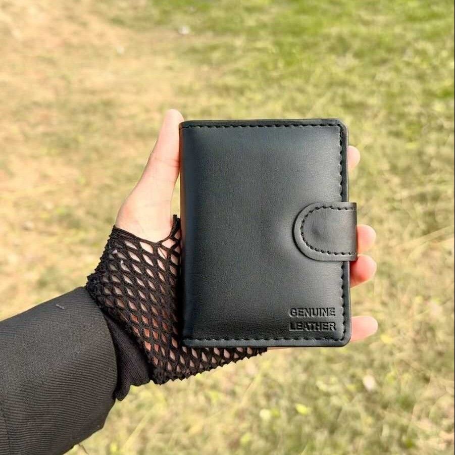 Button Closure Soft Wallet – Secure, Stylish & Spacious